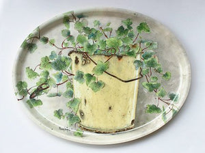 Bricka/tray Oval Ivy/Murgröna