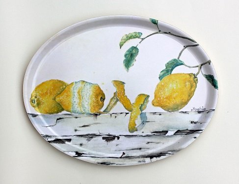 Lemon Oval tray