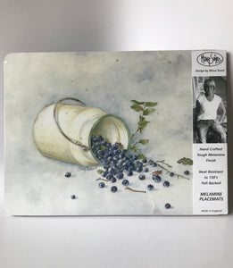 Placemat/Bordstablett Blåbär Blueberry